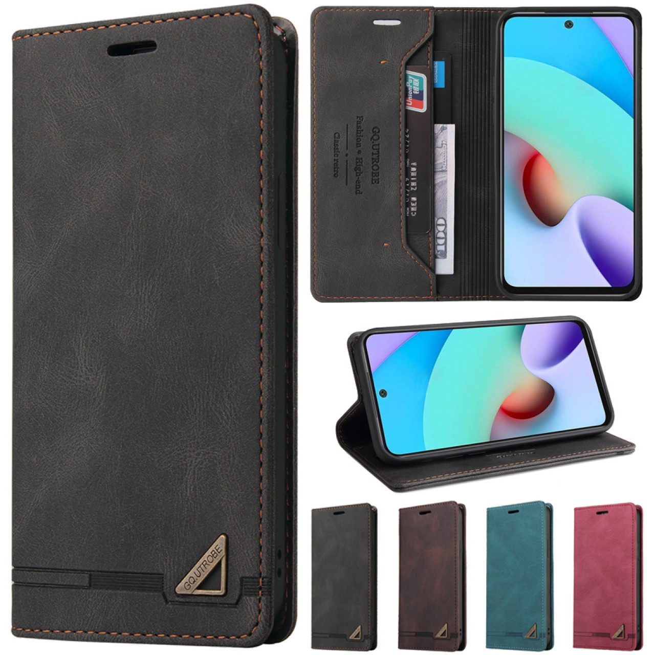 Realme C11 - 2020 Θήκη Κινητού Δερμάτινη Μαγνητική - Mobile Case Leather Book Black