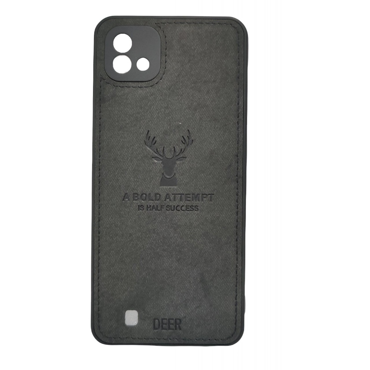 Realme C21 - Θήκη Προστασίας Κινητού - Mobile Back Case Fabric Black