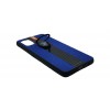 Back Case Cloth Pattern with ring for Samsung A71 Blue - Θήκη προστασίας με δαχτυλίδι στην πλάτη Μπλε - OEM
