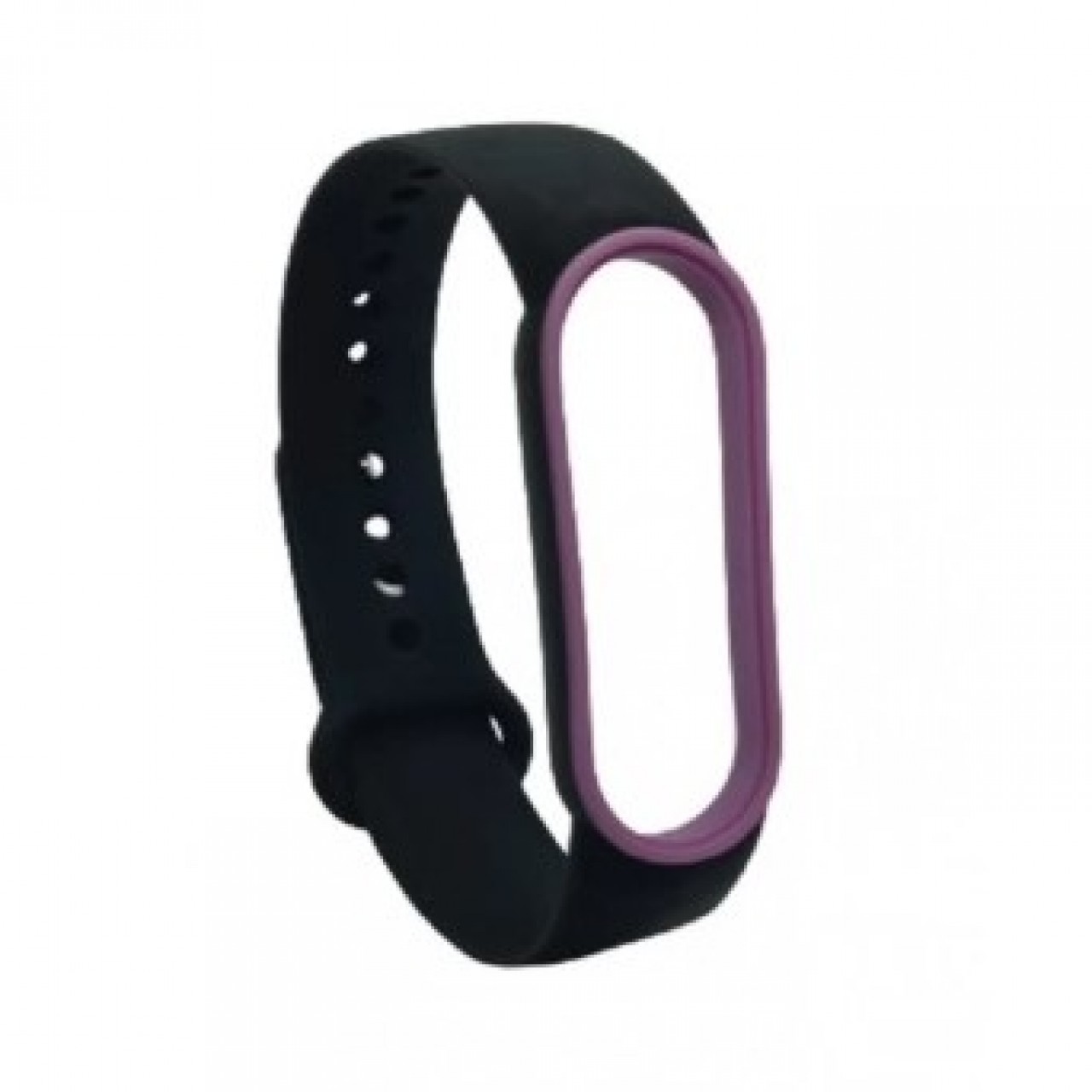 Xiaomi Mi Band 5 - 6 Μαύρο - Ροζ Λουράκι Ρολογιού Smart Watch