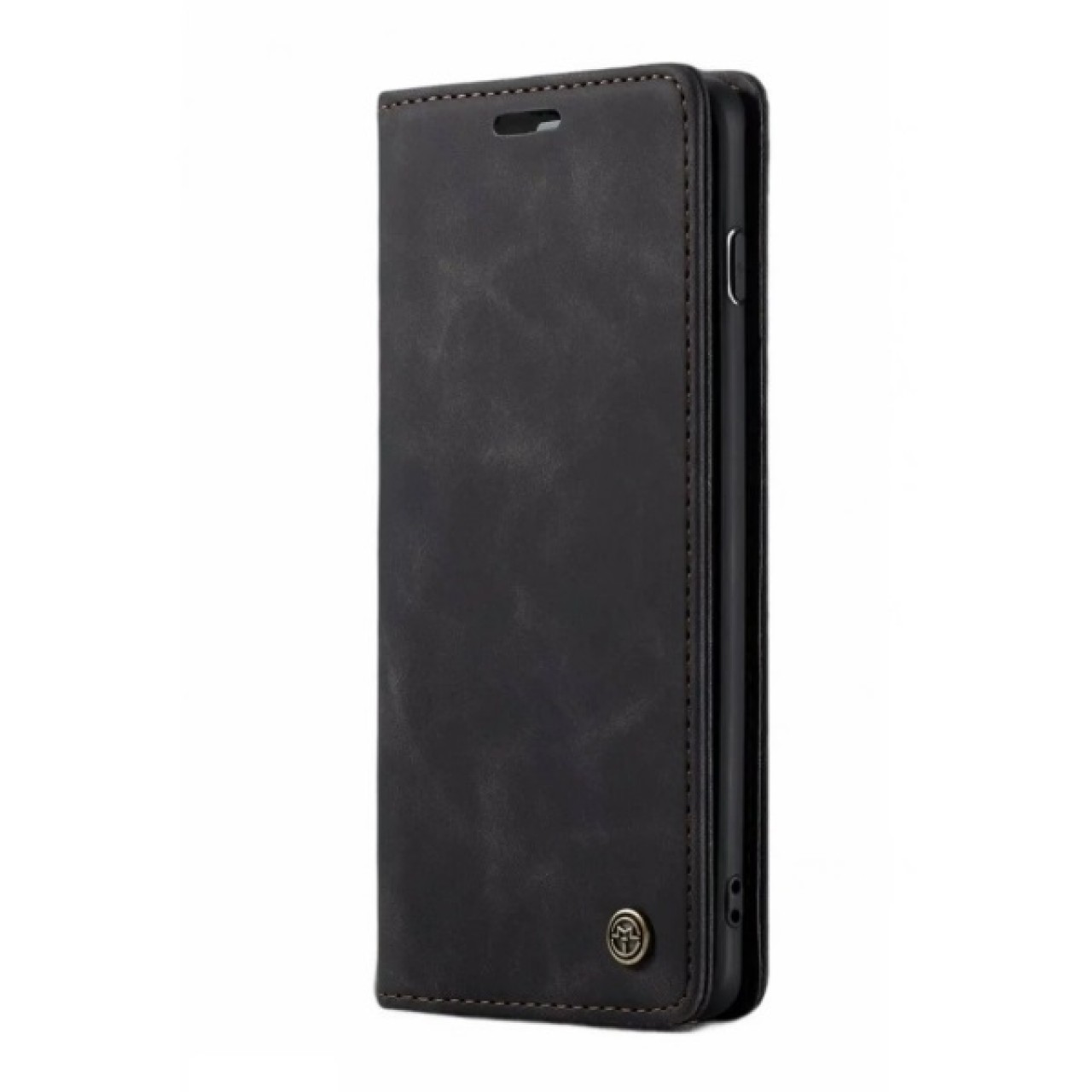 Samsung Galaxy A02s - A03s Δερμάτινη Θήκη Κινητού Μαγνητική - Mobile Case Leather Book CaseMe Black