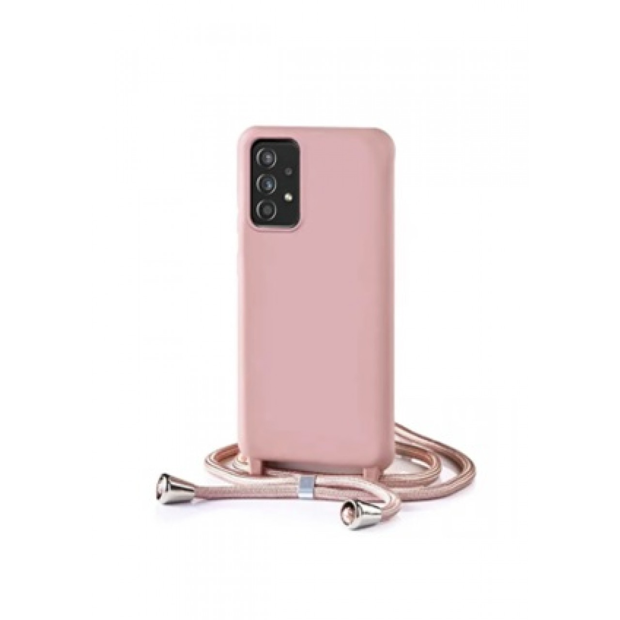 Samsung Galaxy A53 Θήκη με Κορδόνι - Back Case Silicone Pink