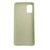 Θήκη Προστασίας Σιλικόνης Samsung Galaxy A71 - Back Cover Silicone Case Oem - Mint