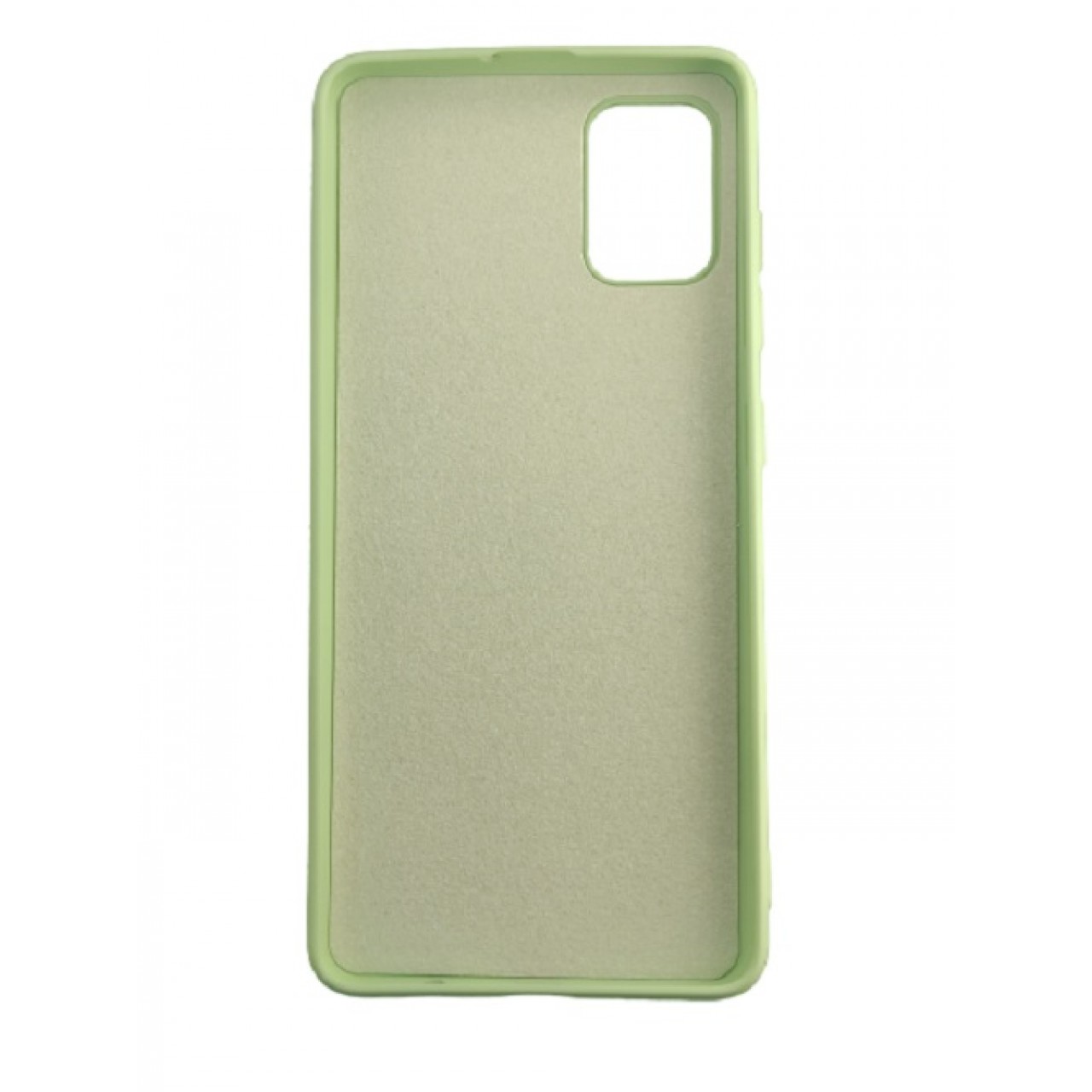Θήκη Προστασίας Σιλικόνης Samsung Galaxy A71 - Back Cover Silicone Case Oem - Mint
