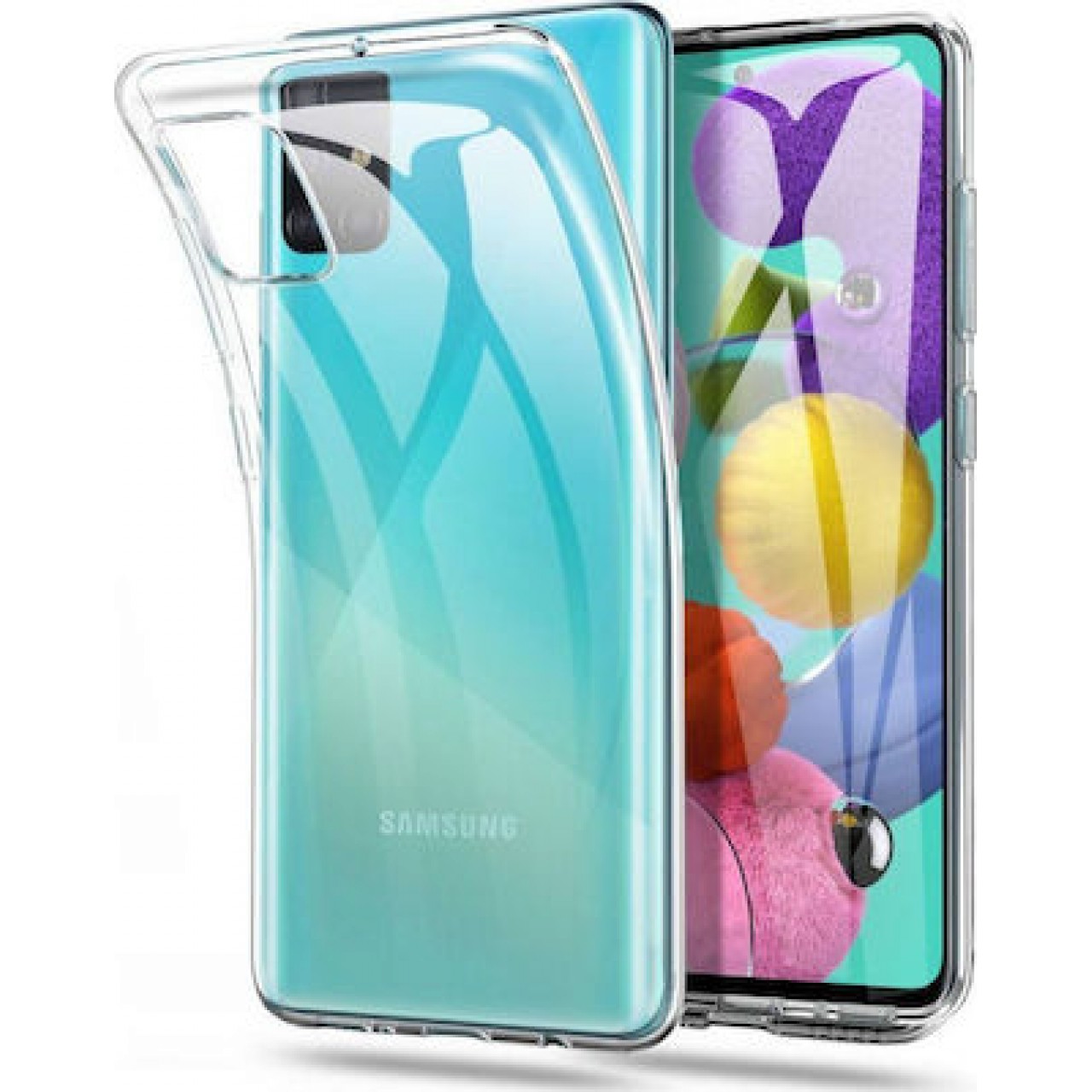 Θήκη Προστασίας Σιλικόνης Samsung Galaxy S10 Lite - Back Cover Silicone Case Oem - Transparent