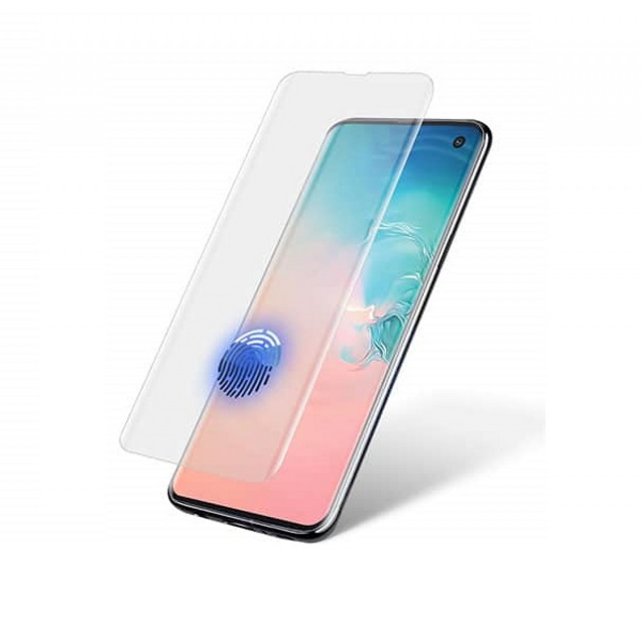 Samsung Galaxy S10 Plus Tempered Glass with Finger Hole - Διάφανη Προστασία Οθόνης