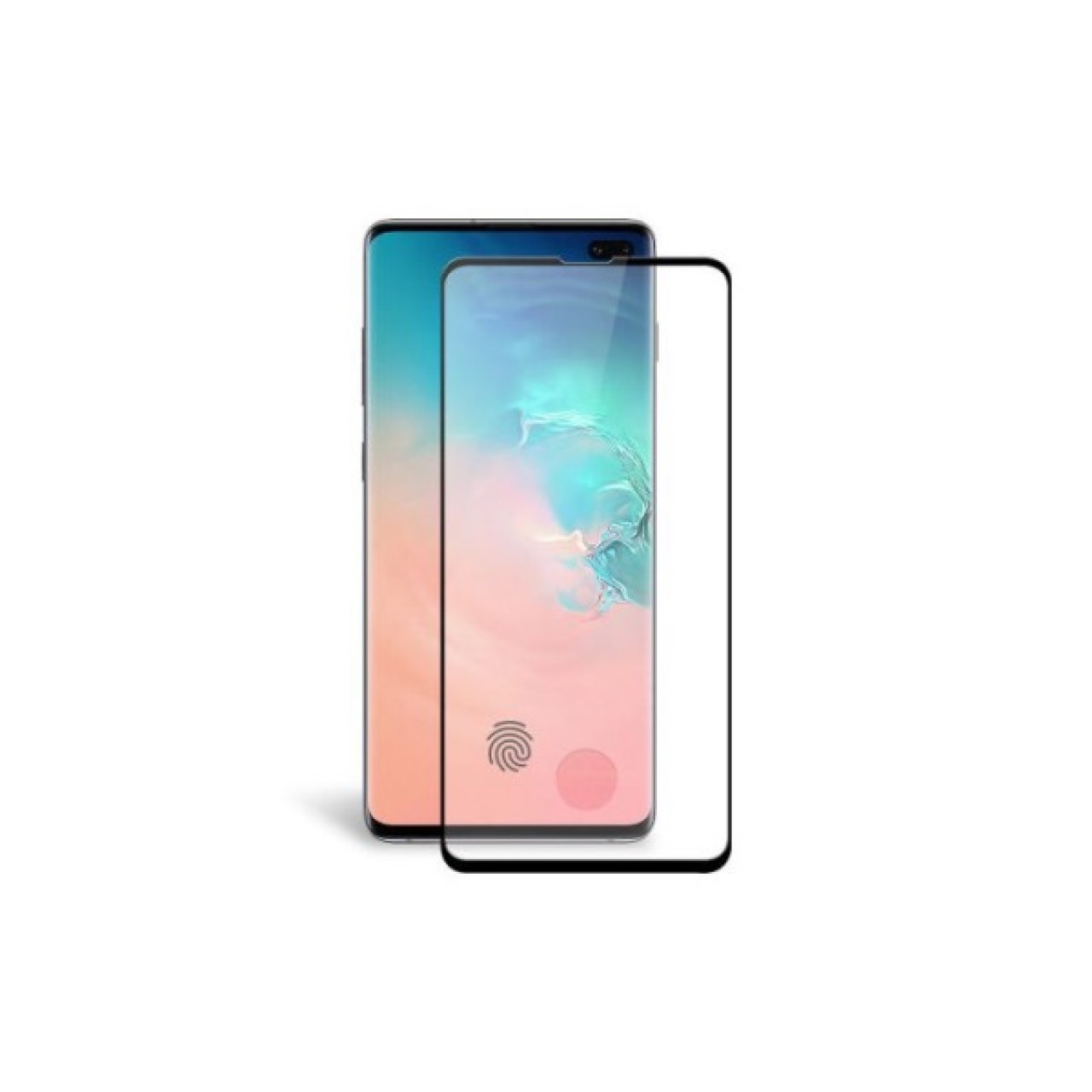 Samsung Galaxy S10 Plus Full Screen Protector with Finger Hole - Πλήρη Προστασία Οθόνης
