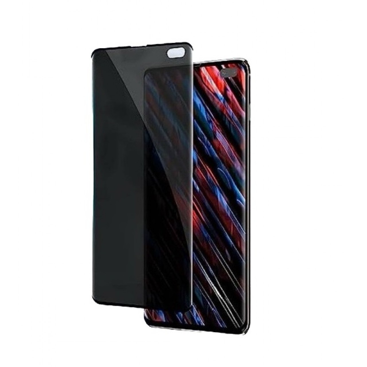 Samsung Galaxy S10 Plus Privacy Full Tempered Glass Screen Protector - Απόρρητη Προστασία Οθόνης Φιμέ