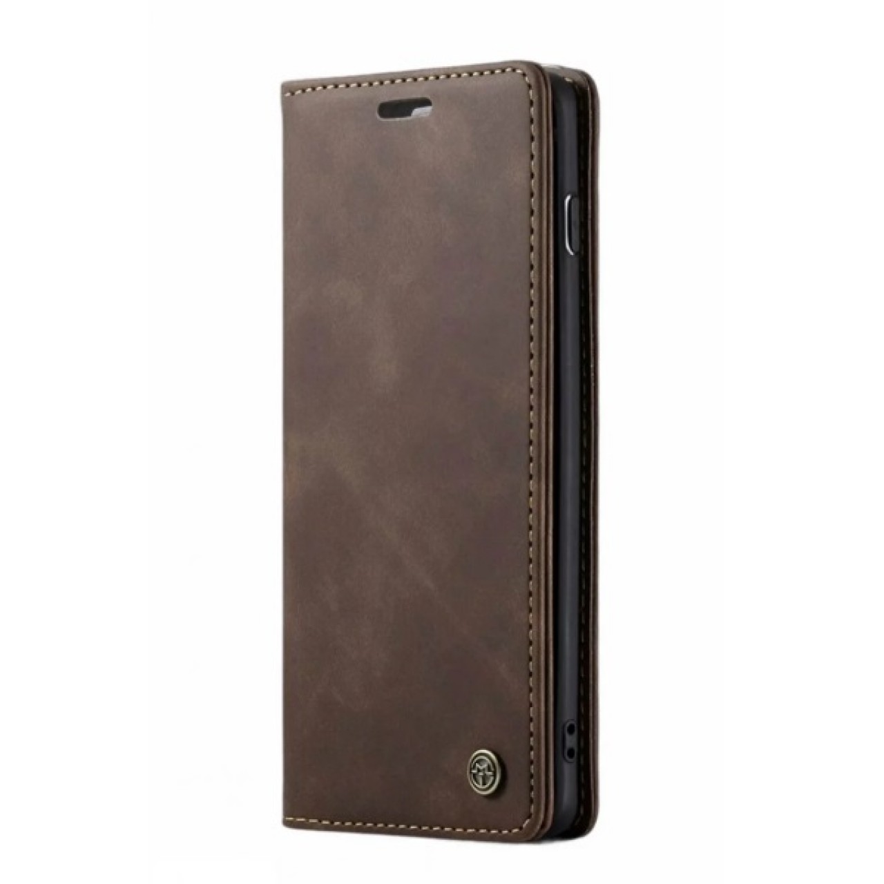 Samsung Galaxy S22 Plus Θήκη Κινητού Δερμάτινη Μαγνητική - Mobile Case Leather Book CaseMe Brown
