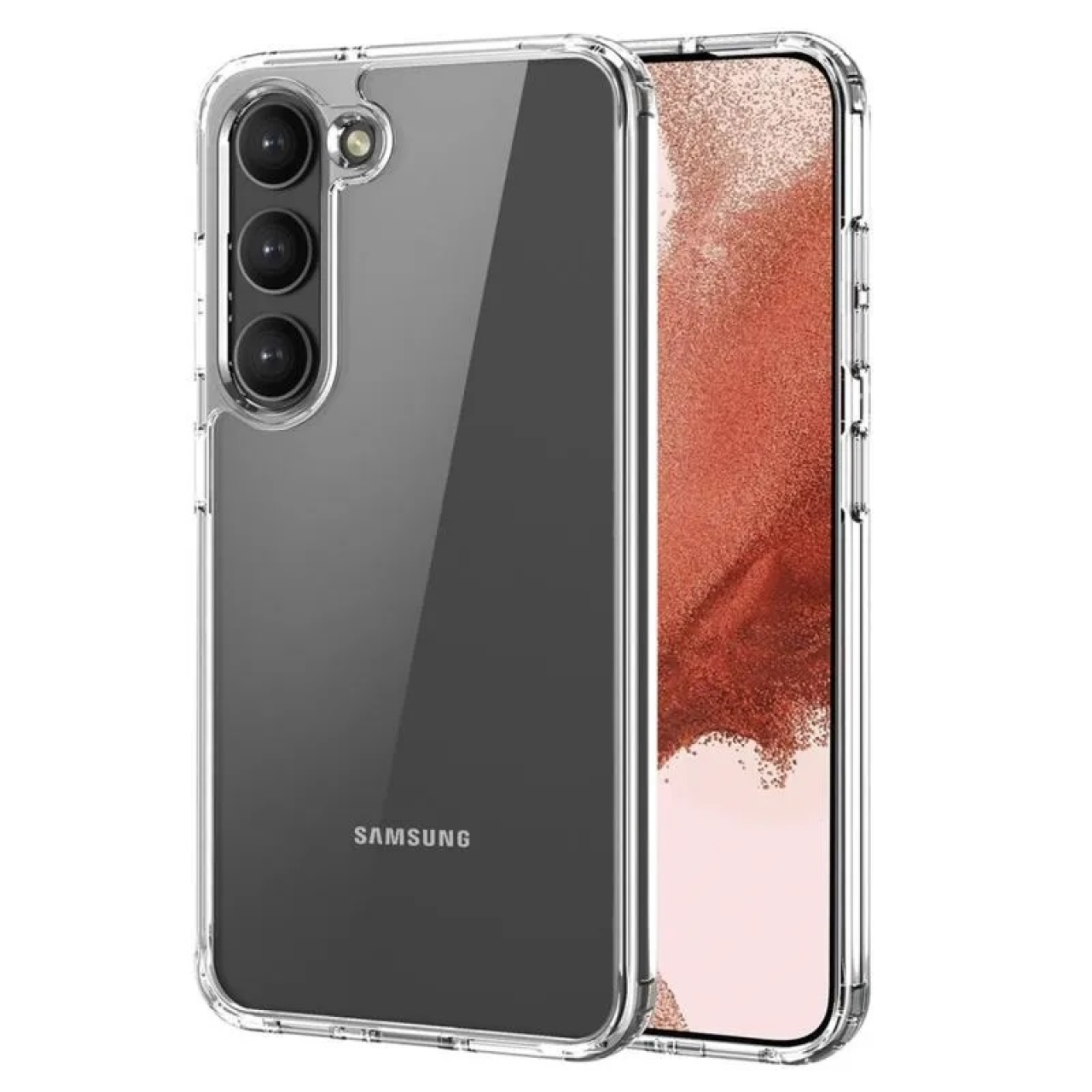 Samsung Galaxy S23 Plus Διάφανη Θήκη Σιλικόνης