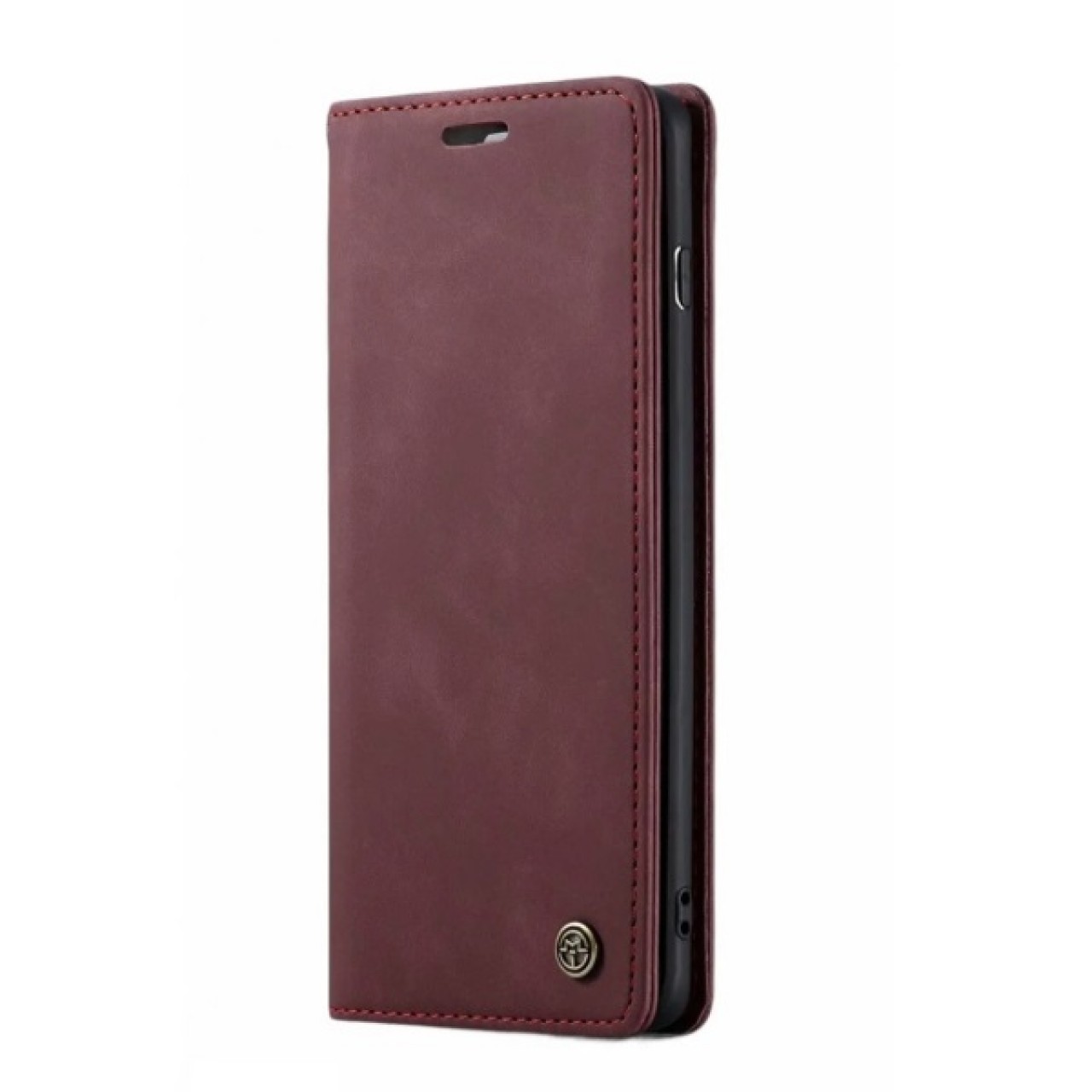 Samsung Galaxy S23 Ultra Θήκη Κινητού Δερμάτινη Μαγνητική - Mobile Case Leather Book CaseMe Plum