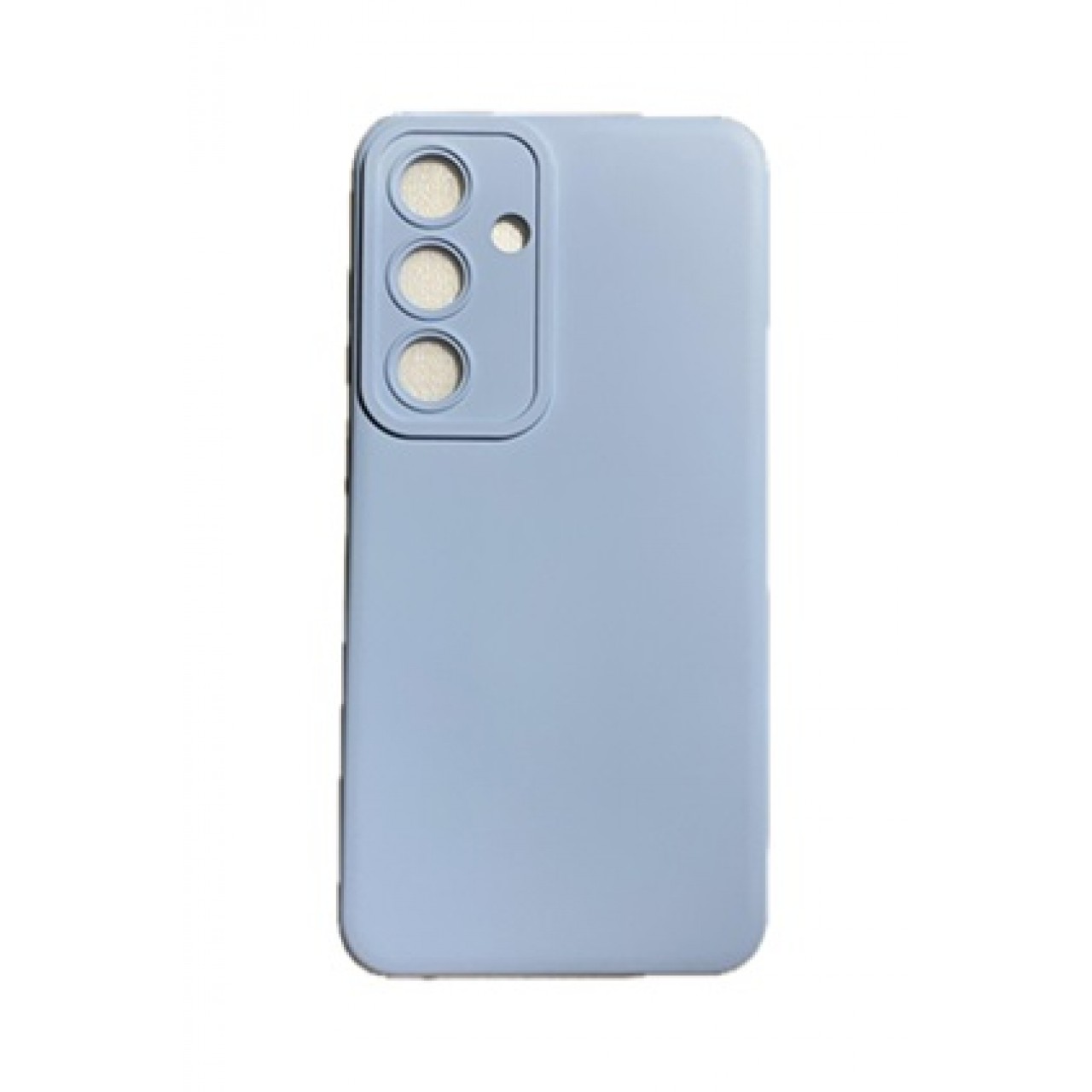 Samsung Galaxy S24 Θήκη Σιλικόνης με Προστασία Κάμερας - Silicone Case Γαλάζια