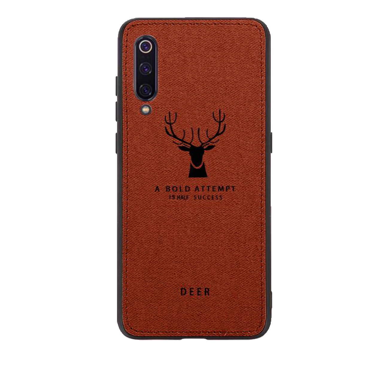 Deer Cloth Case For Xiaomi Mi 9 - Brown