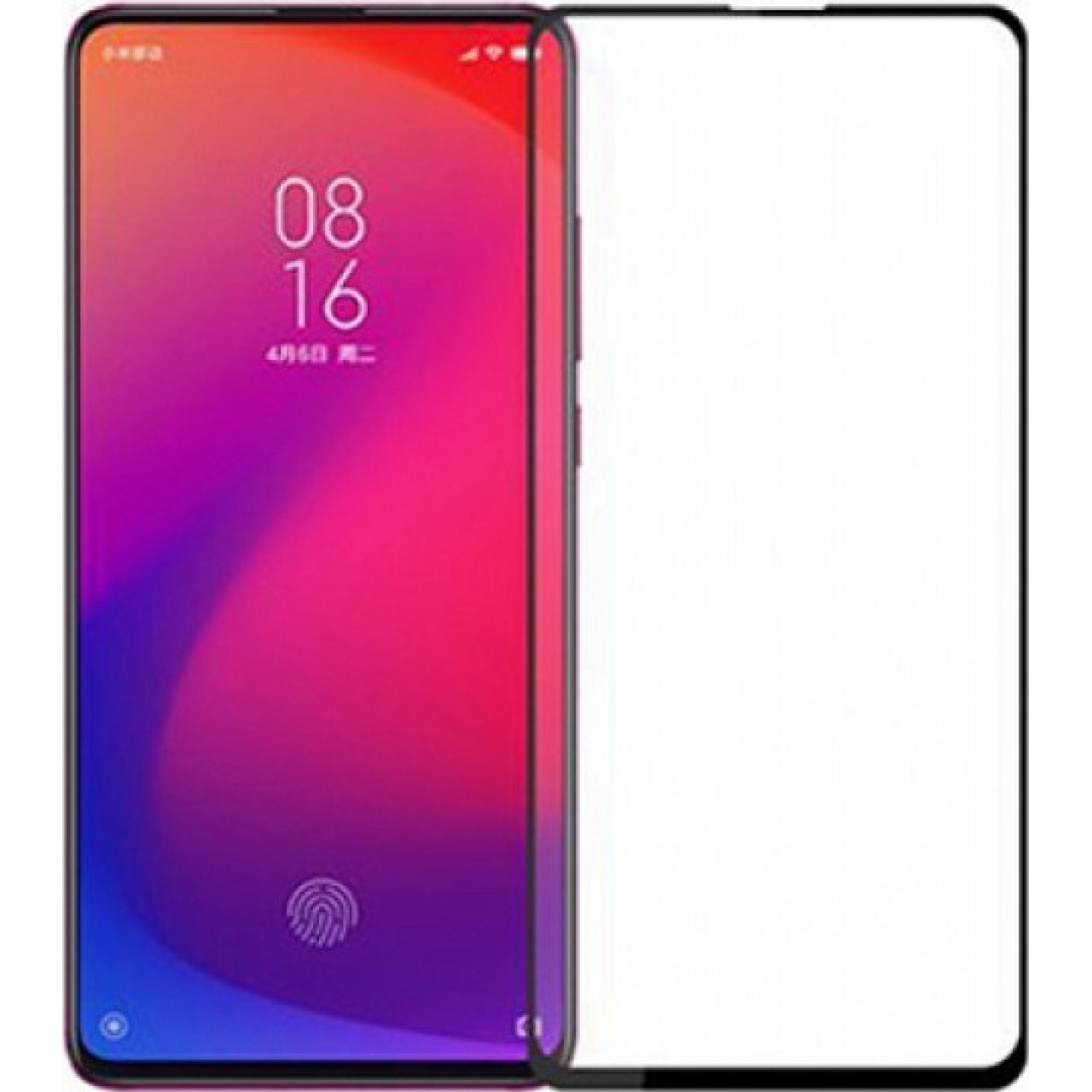 Tempered Glass Foul Face For Xiaomi Mi 9T / 9T Pro - Τζάμι Προστασίας - Black