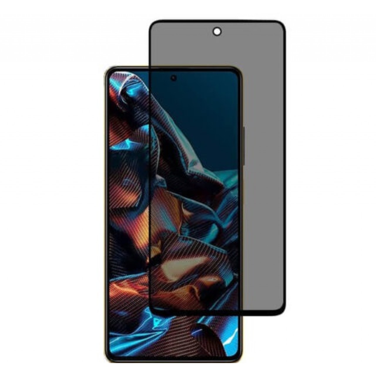 Xiaomi Poco X5 Pro Privacy Tempered Glass Full Protection - Απόρρητη Προστασία Οθόνης Φιμέ