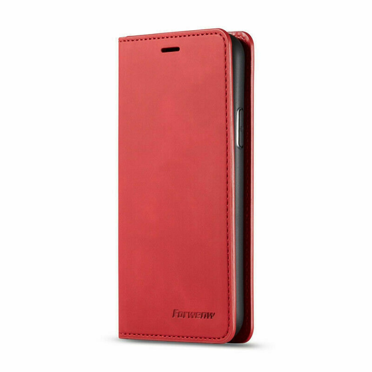 Xiaomi Redmi 12 Θήκη Κινητού Μαγνητική - Mobile Case Leather Book Forwenw Red