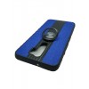 Back Case Cloth Pattern with ring Blue for Redmi 9 - Θήκη προστασίας με δαχτυλίδι στην πλάτη Μπλε - OEM