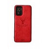 Θήκη Προστασίας με Προστατευτικό Κάμερας Xiaomi Redmi Note 10 4G - 10s - Deer Cloth Back Case with Camera Protection - Red
