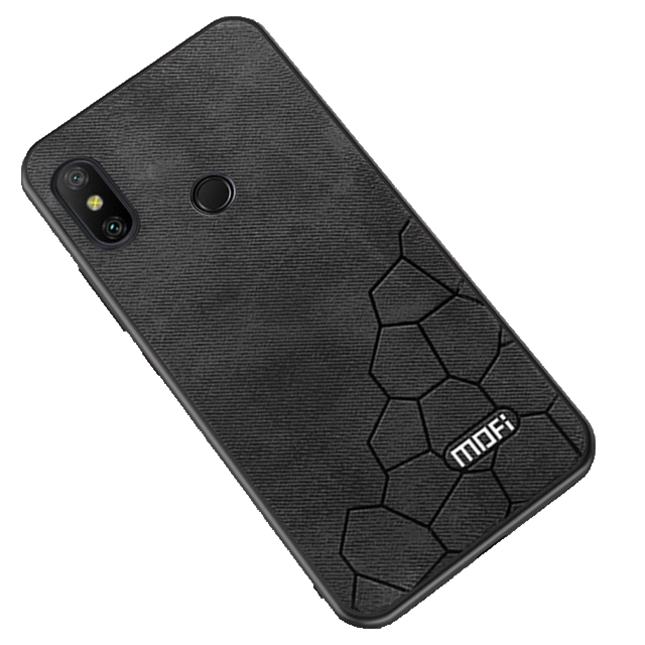 Mofi cube jean back case for Xiaomi Redmi Note 7/7 pro - Black