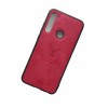 DEER CLOTH BACK CASE FOR XIAOMI REDMI NOTE 8T - RED