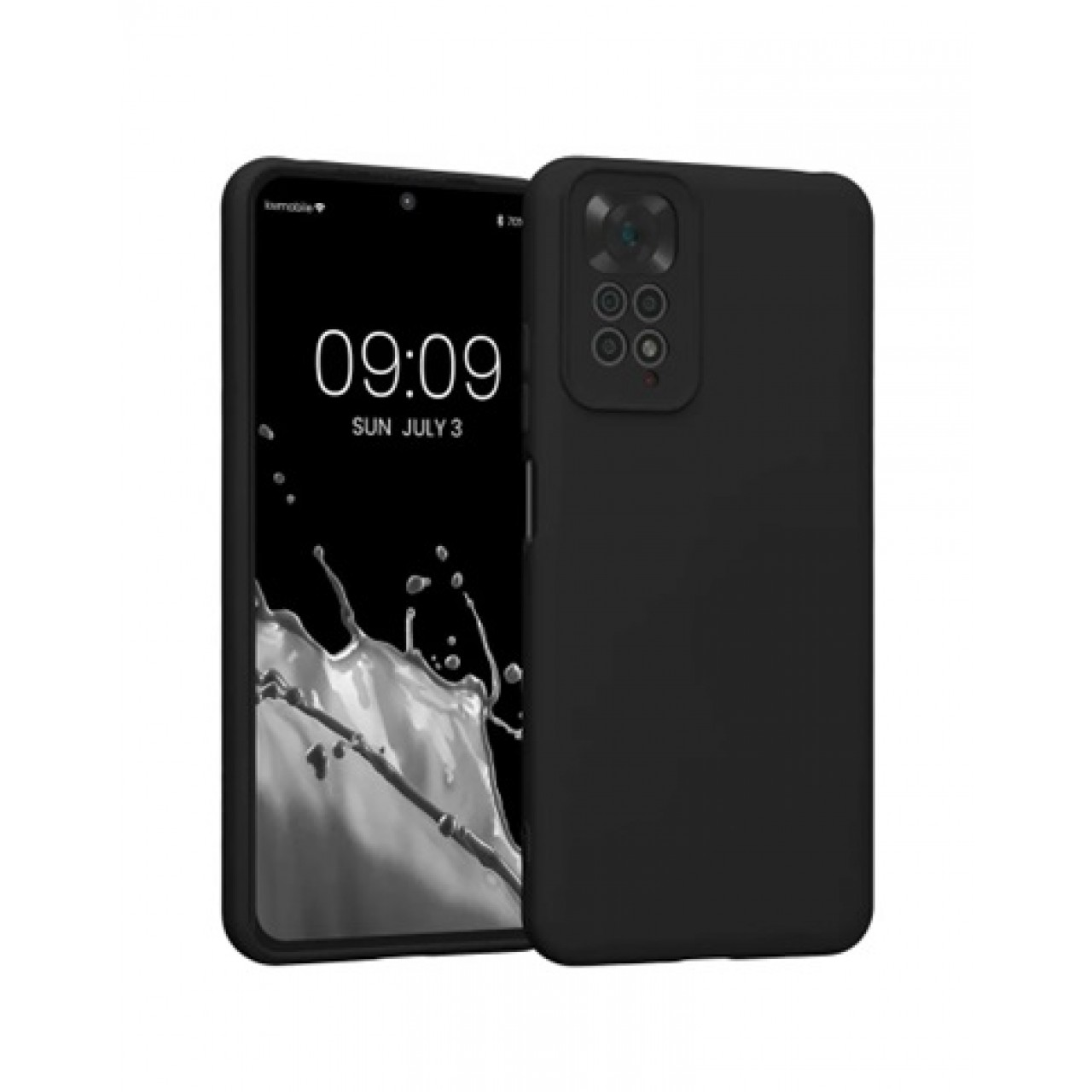 Xiaomi Redmi Note 12 Pro Μαύρη Θήκη με Προστασία Κάμερας - Back Case Silicone Black