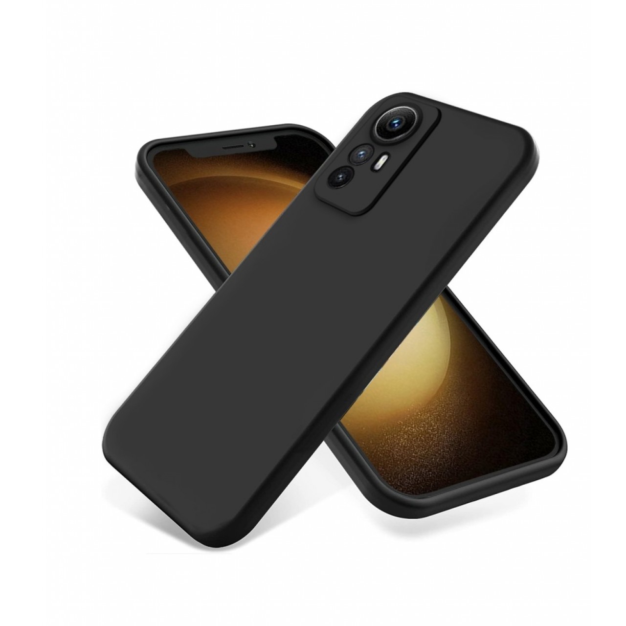 Xiaomi Redmi Note 12S Θήκη Κινητού με Προστασία Κάμερας - Back Case Black