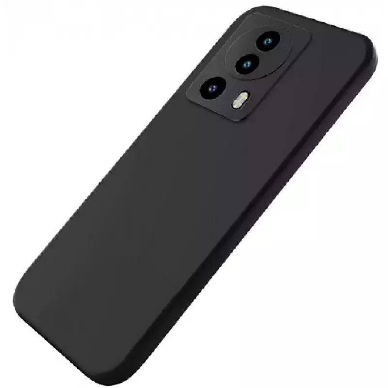 Θήκη Σιλικόνης Xiaomi 13 Lite με Προστασία Κάμερας - Silicone Case Black