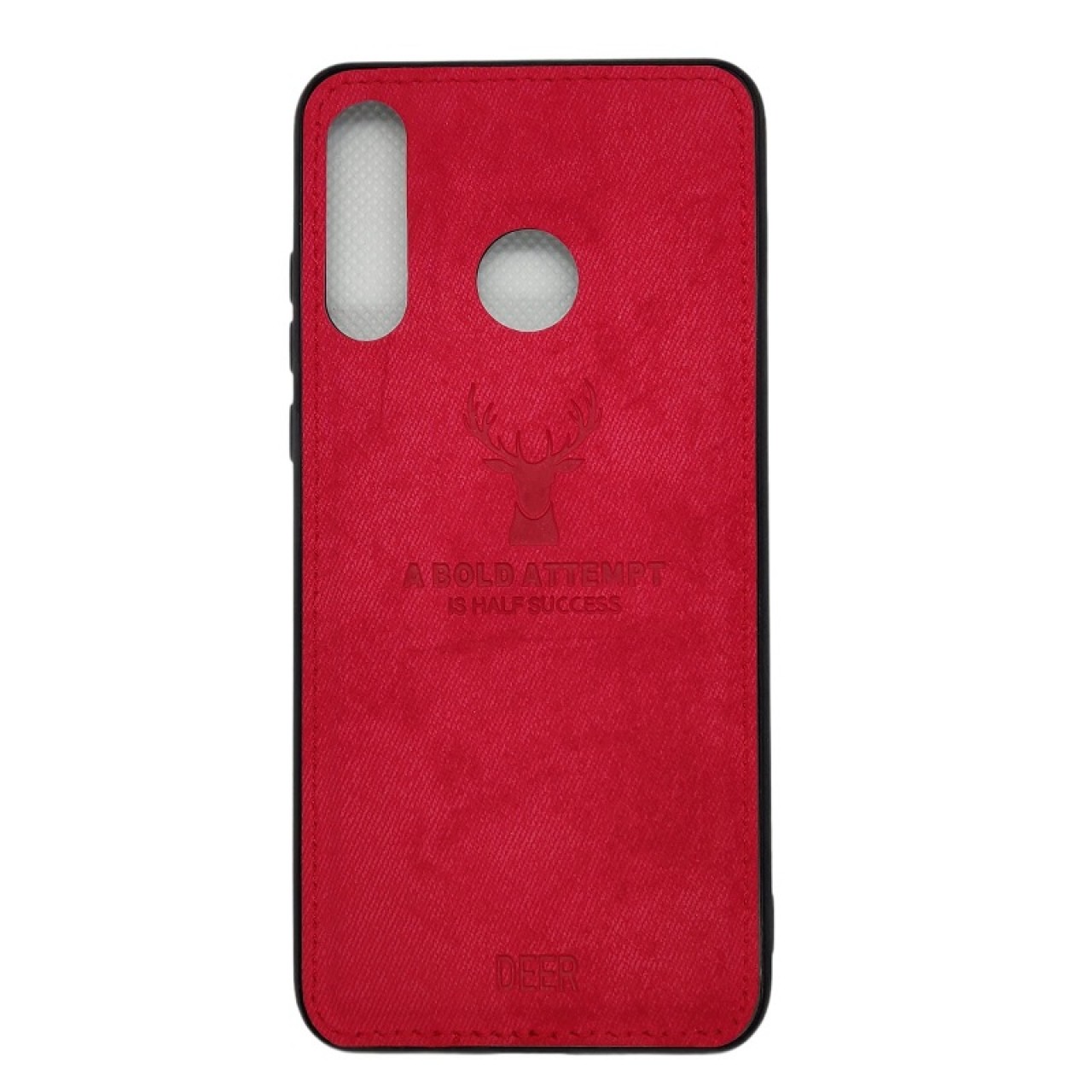 DEER CLOTH BACK CASE FOR HUAWEI P30 LITE - RED