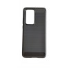 CARBON SILICONE BACK CASE FOR HUAWEI P40 - BLACK