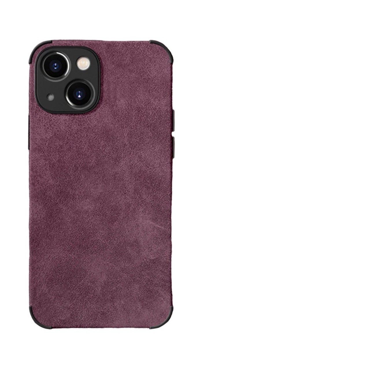 iPhone 11 Θήκη με Προστασία Κάμερας Lampskin Leather Back Case Plum