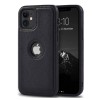 iPhone 11 Θήκη Κινητού από Οικολογικό Δέρμα - Back Leather Case Black