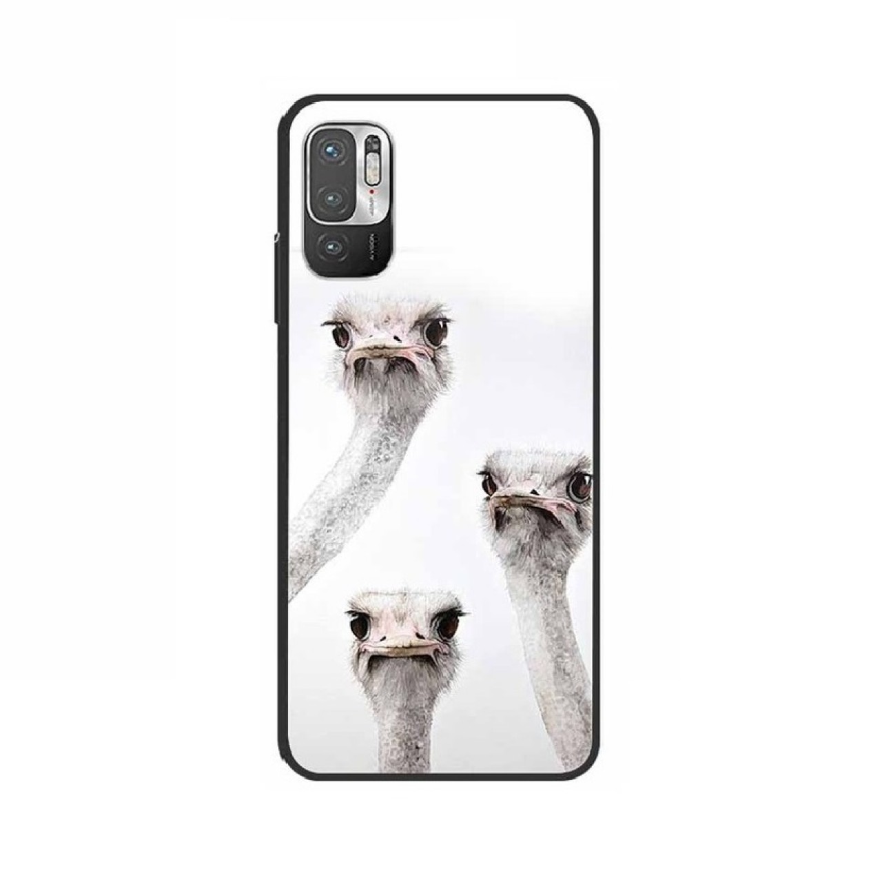 Θήκη Προστασίας Σιλικόνης 3D Samsung Galaxy A04s - Back Cover Silicone Case Ostrich