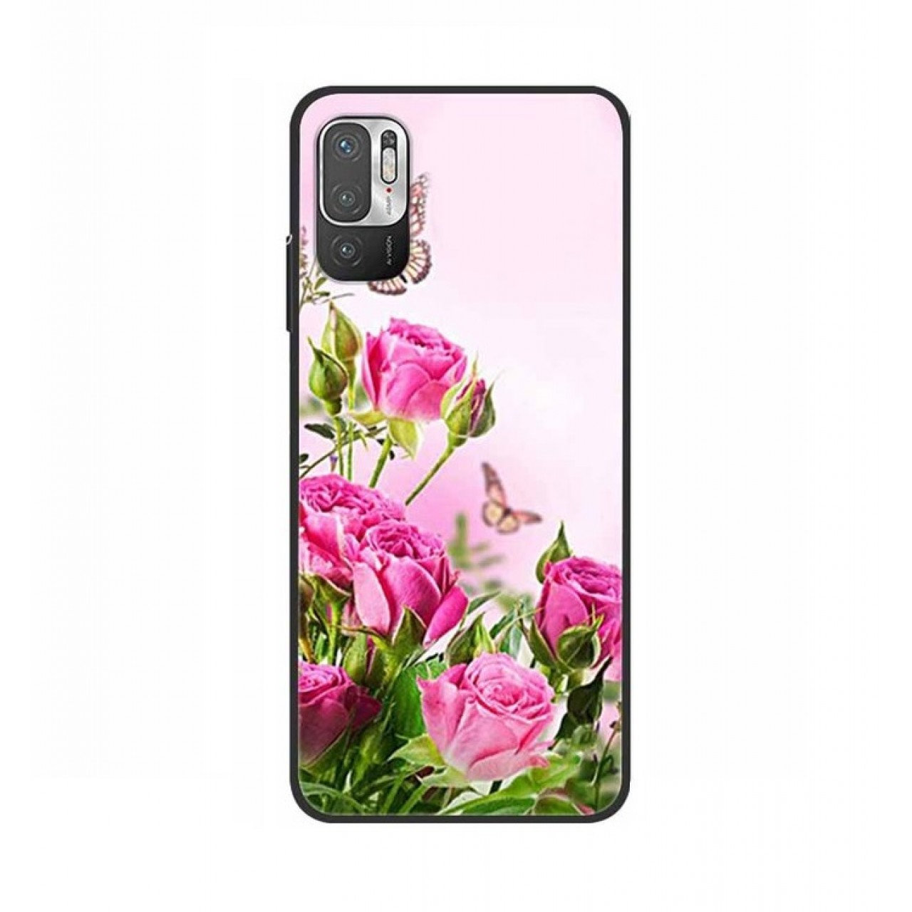 Θήκη Προστασίας Σιλικόνης 3D Samsung Galaxy A04s - Back Cover Silicone Case Pink Poppy